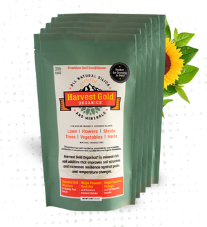 Harvest Gold Organics Premium Soil Conditioner: 5 Bag Bundle